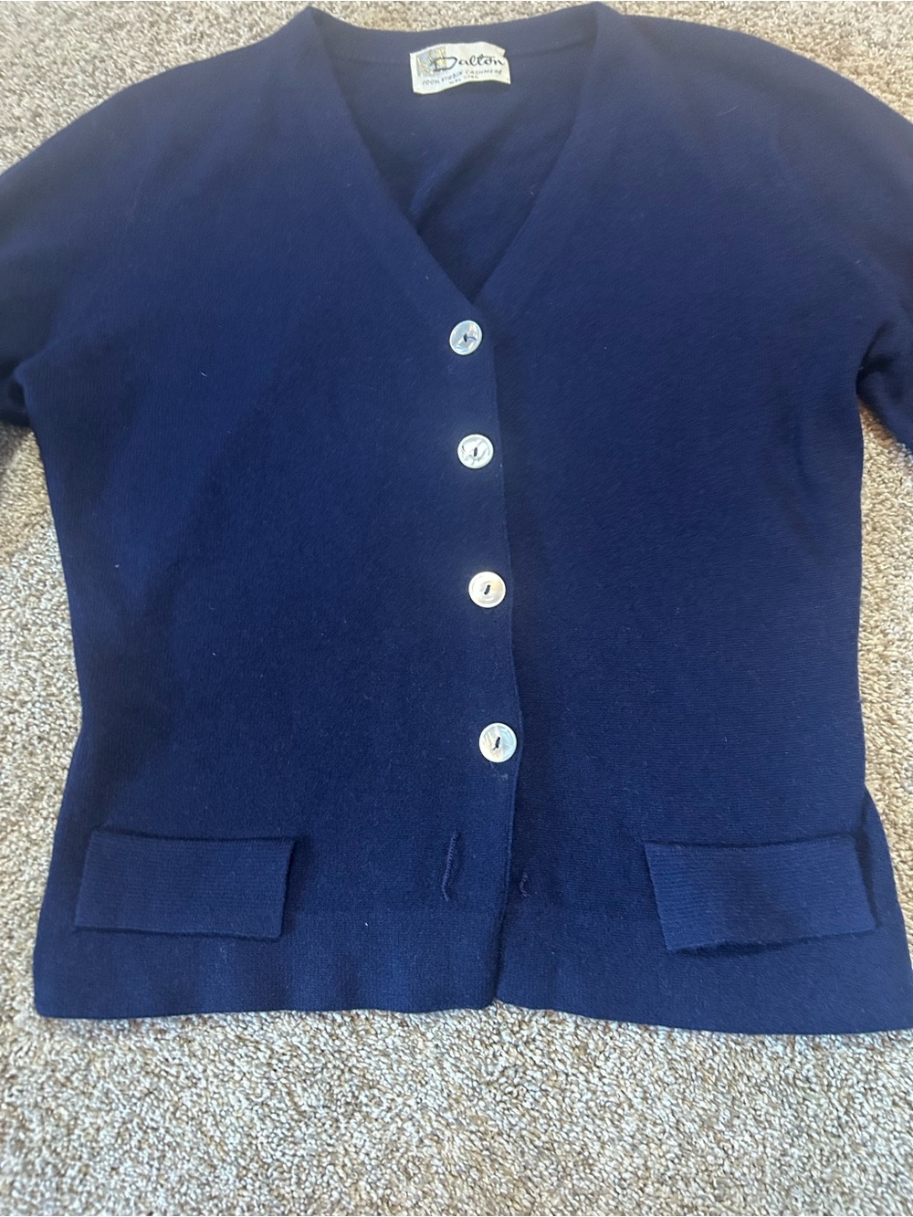 Vintage 50s 60s Dalton 100% Virgin Cashmere Cardigan